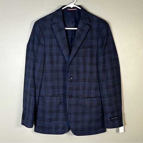 Tommy‎ Hilfiger Conrad 36r blue red blazer - Picture 1 of 11